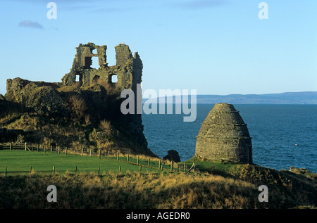 Castello Dunure Ayrshire Foto Stock