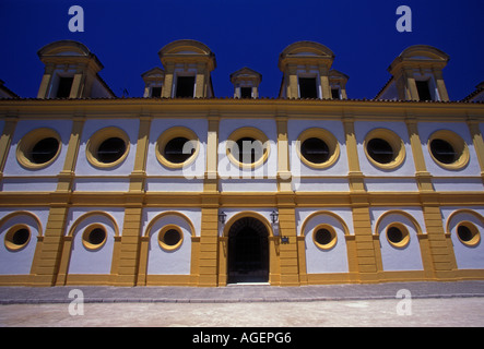 Scuola Reale Andalusa di Arte Equestre, Jerez de la Frontera, la provincia di Cadiz Cadice, Spagna, Europa Foto Stock