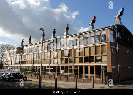 Un fossile Zero Housing Development Beddington Lane South London Foto Stock