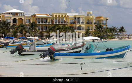 Playa Del Carmen vicino a Cancun in Messico Foto Stock