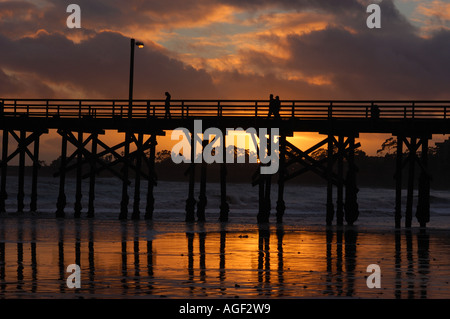 Molo di Goleta Foto Stock