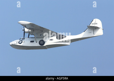Diritto consolidato costruttiva PBY Catalina WW2 Navy US amphibious flying boat Foto Stock