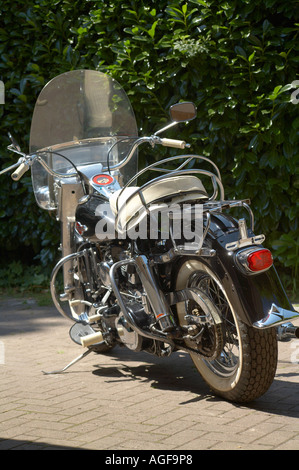 Un imaculate 1960 Harley Davidson Duo Glide Foto Stock