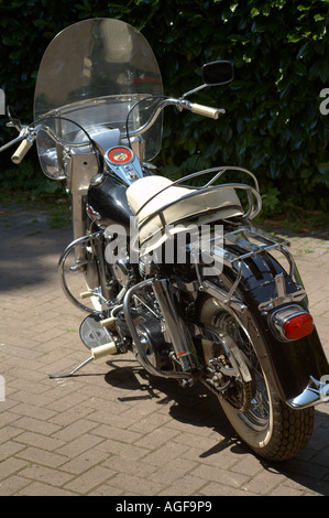 Un imaculate 1960 Harley Davidson Duo Glide Foto Stock