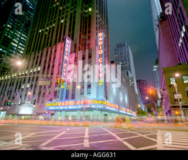 RADIO CITY NEW YORK Foto Stock