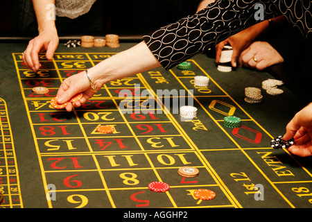 Un casino evento a tema a Londra Foto Stock