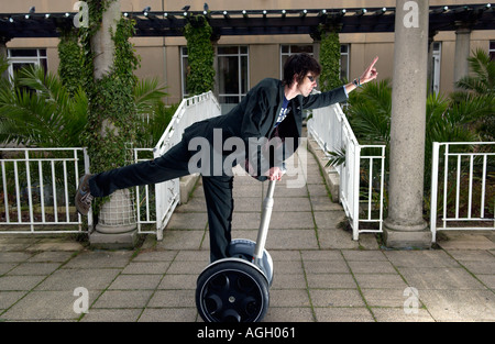 Segway Human Transporter presso il Partito dei Verdi conferenza Foto Stock