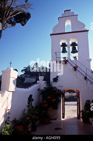 Convento di Vlachernas, penisola di Kanoni, Corfù, Grecia Foto Stock