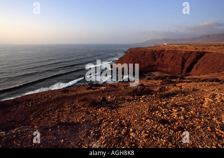 Arco Naturale al tramonto vicino a Sidi Ifni Marocco Foto Stock