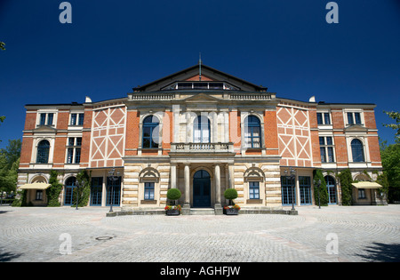 Il Festspielhaus di Bayreuth, Germania Foto Stock