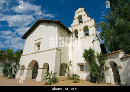 USA CALIFORNIA San Juan Bautista sito di missione più grande costruito 1797 Foto Stock