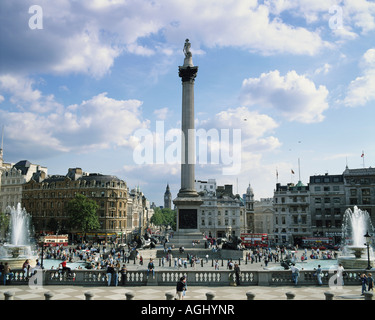 Trafalgar Square, Londra, Inghilterra, Regno Unito GB Foto Stock