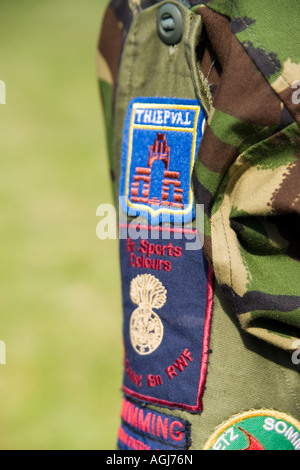 Il 1 luglio 2007 Thiepval memoriale di servizio per la commemorazione del 1916 offensiva anglo-francese sulla Somme, Francia Foto Stock