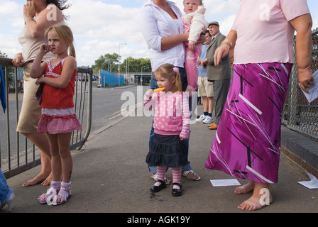 Famiglia zingara Waterden Road London E15 Foto Stock