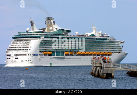 La nave di crociera lasciando Port Canaveral Florida USA www osheaphotography com Foto Stock