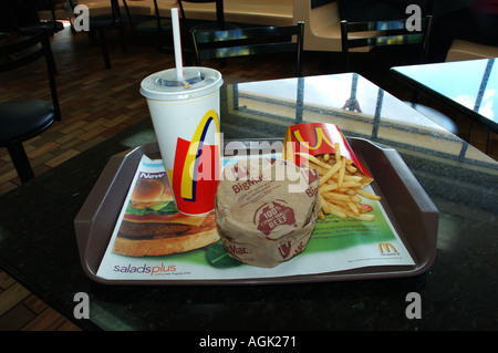 Big Mac meal McDonald s in Australia dsc 2488 Foto Stock