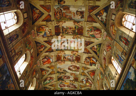 Musei Vaticani Musei Vaticani Cappella Sistina Roma Italia Europa Foto Stock