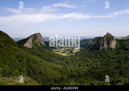 Roche Tuiliere Roche Sanadoire Foto Stock