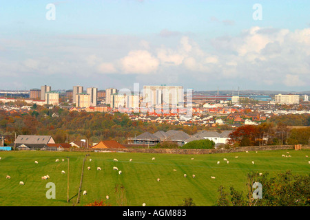 Motherwell Strathclyde Scozia centrale Foto Stock