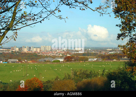 Motherwell Strathclyde Scozia centrale Foto Stock