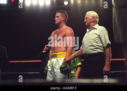 Irish heavyweight boxer Kevin McBride Foto Stock