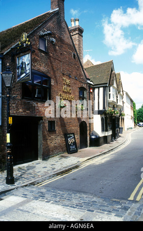 Re Carlo pub uno dei più antichi in Poole Dorset Inghilterra Foto Stock