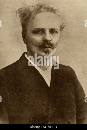 Johan August Strindberg, 1849 - 1912. Drammaturgo svedese, romanziere, poeta e saggista e pittore. Foto Stock