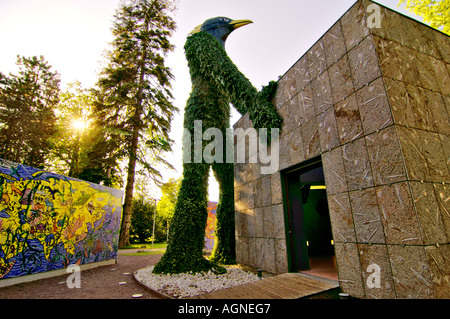 Installazione d arte -Konzept Andre Heller- artista Stefan Szczesny (Expo 2000 Hannover), Alte Abtei Park, sede centrale della società di Foto Stock