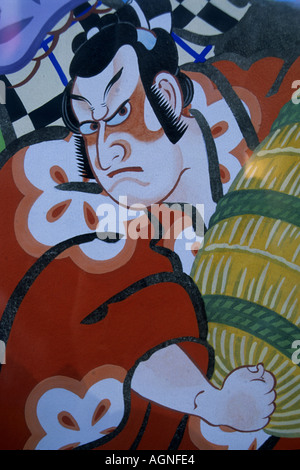 Giappone Tokyo teatro Kabuki poster Foto Stock