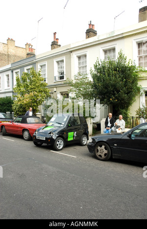 Auto elettrica, vicino a Portobello Road, Londra Foto Stock