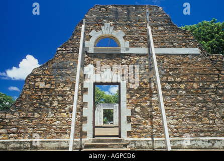Australia Northern Territory Darwin rovine di vecchi Palmerston Town Hall Foto Stock