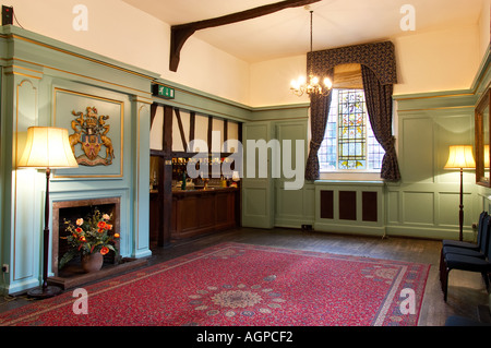 Il difensore o conteggio House room nel XIV secolo Merchant Taylors Hall, York, England, Regno Unito Foto Stock