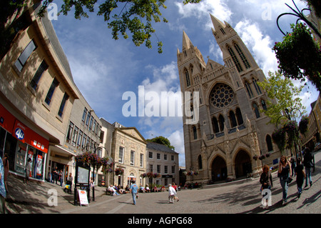 Truro Cathedral in Cornwall Inghilterra REGNO UNITO Foto Stock