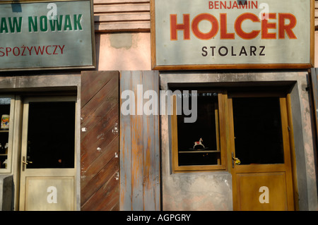 Vetrine tradizionali in Kazimierz del vecchio quartiere ebraico di Cracovia in Polonia Foto Stock