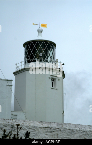 Lizard Point lighthouse station Lys Ardh Landewednack Cornwall Inghilterra Regno Unito Europa paesaggio Foto Stock