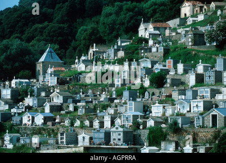 Cimitero / Olmeto / Friedhof Foto Stock