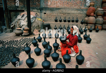 Vasai Square / Bhaktapur Foto Stock