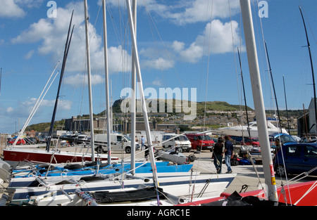 Weymouth e Portland National Sailing Academy Dorset England Regno Unito Foto Stock
