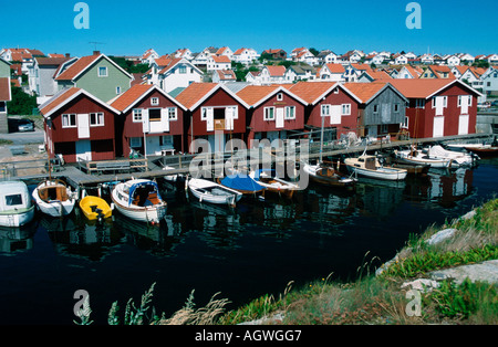 Casa in legno / Smoegen Foto Stock