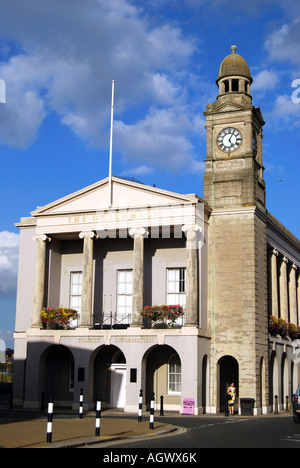 Guildhall, High Street, Newport, Isle of Wight, England, Regno Unito Foto Stock