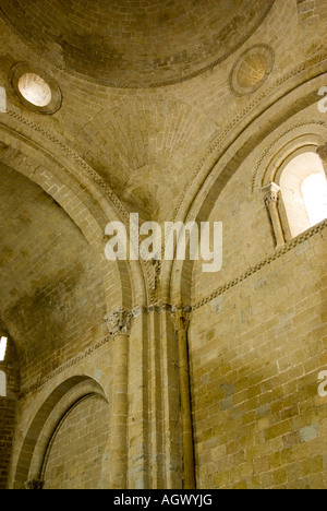 Chiesa di San Pietro (Cappella Reale), il castello di Loarre, Aragona, Spagna Foto Stock