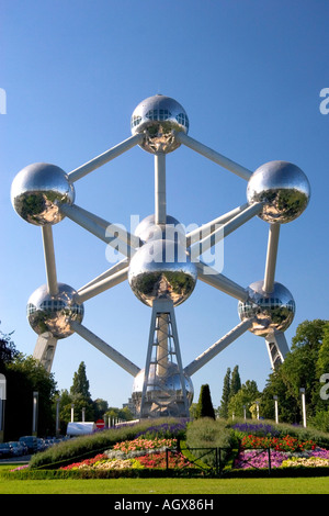 L'Atomium a Bruxelles Belgio Foto Stock