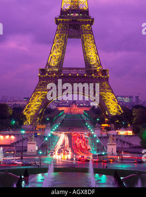 Torre Eiffel, Parigi, Francia Foto Stock