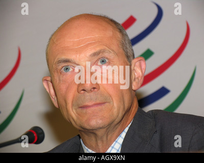 Pascal Lamy - Direttore Generale dell'Organizzazione mondiale del commercio OMC Foto Stock