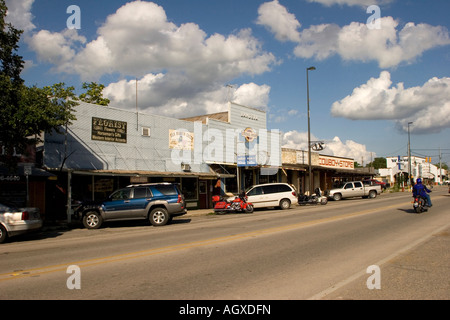 Strada principale di Bandera Texas USA Foto Stock