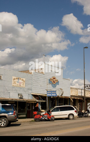 Strada principale di Bandera Texas USA Foto Stock