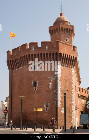 Francia Linguadoca Rossiglione Perpignan Castellet Foto Stock