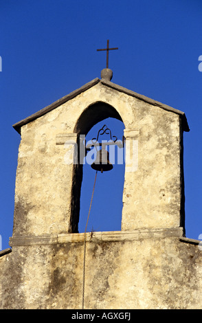 Kroatien Korcula Glockenturm im alten Sueddalmatien korcula croazia uno dei campanili della città vecchia di Korcula Dalmmatia Sud Foto Stock