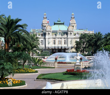 Il casinò, il Principato di Monaco. Foto Stock