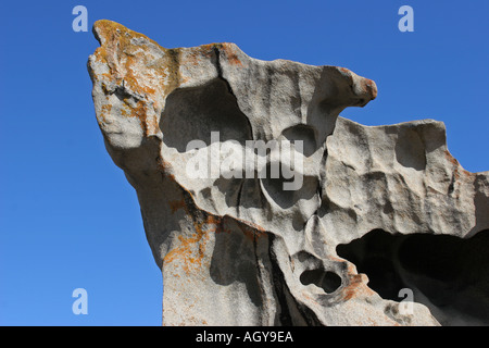 Remarkable Rocks Kirkpatrick Punto Parco Nazionale di Flinders Chase Kangaroo Island in Australia Foto Stock